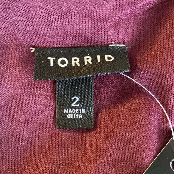 Torrid Flapper Style Fringe Sequin Purple and Gold Shift Dress Size 2X NWT - Picture 8 of 10